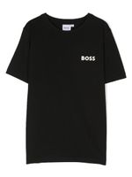 BOSS Kidswear t-shirt en coton à logo imprimé - Noir