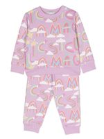 Stella McCartney Kids survêtement à imprimé graphique - Violet