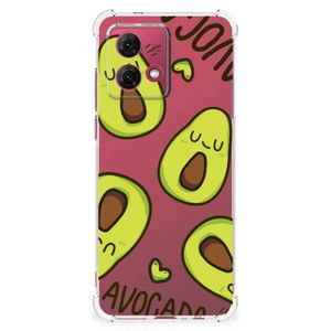 Motorola Moto G84 Stevig Bumper Hoesje Avocado Singing