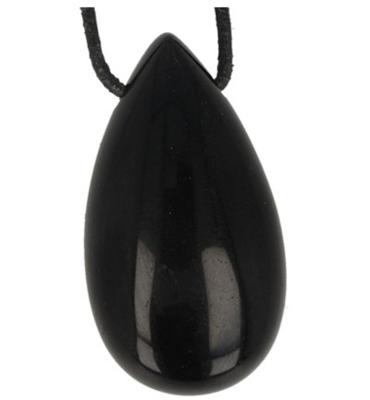 Ruben Robijn Ruben Robijn Edelsteen Druppel Hanger Obsidiaan Zwart (1st)