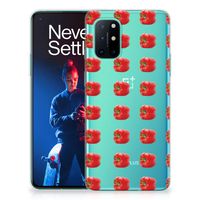 OnePlus 8T Siliconen Case Paprika Red