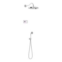 Regendouche set electronisch Tres Shower Technology Classic | Inbouw | Thermostaatkraan | 2-weg | Vintage | Chroom - thumbnail