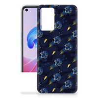 TPU bumper voor OPPO A96 | OPPO A76 Voetbal - thumbnail