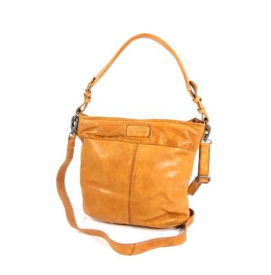 PAINT ROCK 1 vaks schoudertas damestas Oker Geel