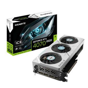 Gigabyte Nvidia GeForce RTX 4070 Super Videokaart EAGLE OC ICE 12 GB GDDR6X-RAM PCIe x16 DisplayPort, HDMI Overclocked