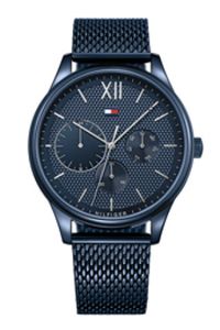 Horlogeband Tommy Hilfiger TH1791421 / TH-344-1-34-2329 / 154188 Mesh/Milanees Blauw 21mm