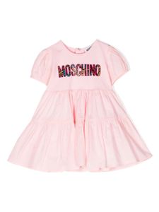 Moschino Kids robe à jupe volantée - Rose