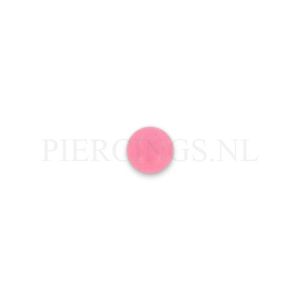 Balletje 1.6 mm acryl roze 5 mm