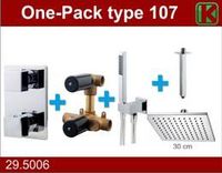 One-Pack Inbouwthermostaatset Type 107 Chr (30Cm) - thumbnail