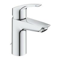 GROHE Eurosmart wastafelmengkraan SSize metalen hendel SilkMove StarLight EcoJoy verzonken ketting FastFixation chroom 33188003 - thumbnail