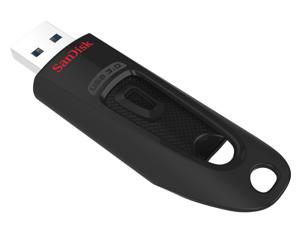 SanDisk Ultra USB flash drive 128 GB USB Type-A 3.0 Zwart