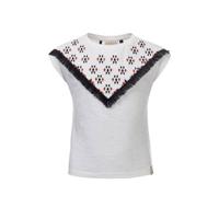 LOOXS 10sixteen T-shirt van biologisch katoen wit/zwart