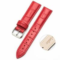 By Qubix - Crocodile leren bandje - Rood - Compatible met Xiaomi Mi Watch/Compatible met Xiaomi Watch 2 / Compatible met Xiaomi Watch S1 / S2 / S3 / S4 - Compatible Xiaomi bandje