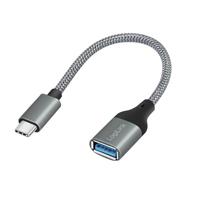 Logilink USB 3.2 Gen1 Type-C adapter, C/M naar USB-A/F, OTG, Auminum, CU0106