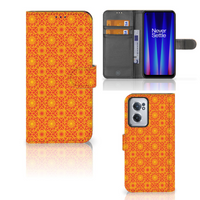 OnePlus Nord CE 2 Telefoon Hoesje Batik Oranje - thumbnail