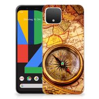 Google Pixel 4 Siliconen Back Cover Kompas - thumbnail