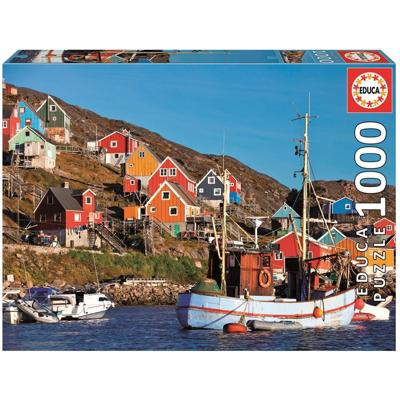 Educa - Puzzle 1000 - Nordic Houses (017745)