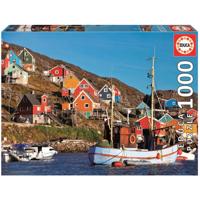 Educa - Puzzle 1000 - Nordic Houses (017745)