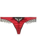 Kiki de Montparnasse string en dentelle - Rouge