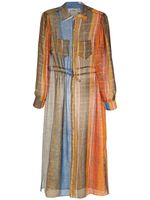 Amir Slama robe-chemise en soie - Multicolore - thumbnail