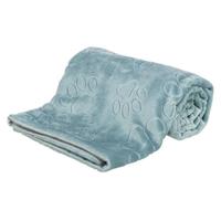 Trixie hondendeken barry softpluche blauw/grijs 150x100 cm