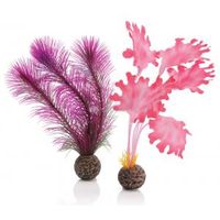 BiOrb zeewier set klein roze aquarium decoratie - thumbnail