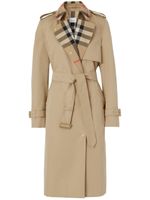 Burberry trench à motif Exaggerated Check - Tons neutres - thumbnail