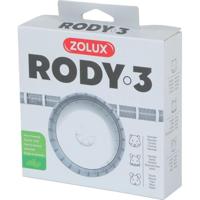 Zolux Rody3 loopfiets, stil, kleur wit, kleine dieren, knaagdieren, parels, konijnen, compatibel met alle kooien