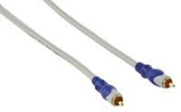 HQ RCA/RCA, 1.5m audio kabel 1,5 m Blauw, Grijs - thumbnail