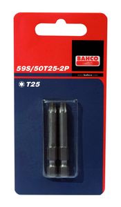 Bahco x2 bits t30 50mm 1/4" dr standard. | 59S/50T30-2P