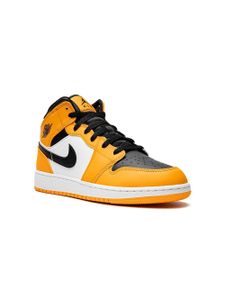 Jordan Kids baskets mi-montantes Air Jordan 1 - Jaune