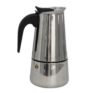 RVS moka/espresso koffiemaker voor 2 kopjes