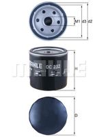 Oliefilter MAHLE, Diameter (mm)93,2mm, u.a. für Ford, LDV, Metrocab, Mazda - thumbnail