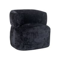 Richmond Fauteuil Donna Chenille - Zwart - thumbnail