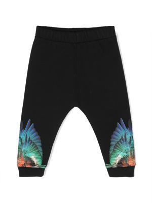 Marcelo Burlon County Of Milan Kids Katoenen trainingsbroek - Zwart
