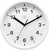 NeXtime NX-7321WI Wandklok NXT Diameter 20cm Kunststof Wit, Witte Wijzerplaat - thumbnail