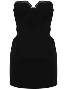 The New Arrivals Ilkyaz Ozel robe-bustier à coupe courte - Noir