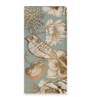 Smart Cover voor OPPO Reno8 T 5G Vintage Bird Flowers - thumbnail