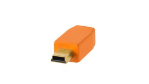 Tether Tools USB-kabel USB-mini-B stekker, USB-A stekker 4.60 m Oranje CU5451