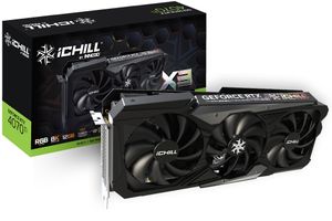 Inno 3D Nvidia GeForce RTX 4070 Ti Videokaart iChill X3 12 GB GDDR6X-RAM PCIe x16 PCIe 4.0 x16, HDMI, DisplayPort