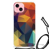 iPhone 15 Plus Shockproof Case Polygon Color