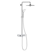 GROHE Euphoria smartcontrol Regendoucheset Opbouw- hoofddouche rond 26cm- 2 functies - handdouche rond - chroom 26509000