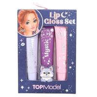 Depesche 13813 TOPModel - Lipgloss set Beauty and Me, 3 glanzende lipglosses, in roze en roze tinten, met verschillende fruitige geuren