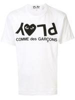 Comme Des Garçons Play t-shirt à logo imprimé - Blanc