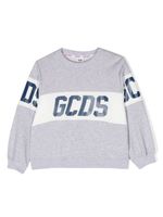 Gcds Kids sweat à bande logo - Gris