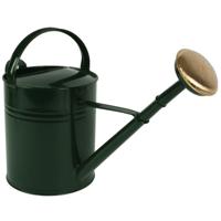 Talen Tools Gieter - groen - goudkleurige broeskop - metaal - 10 l   -