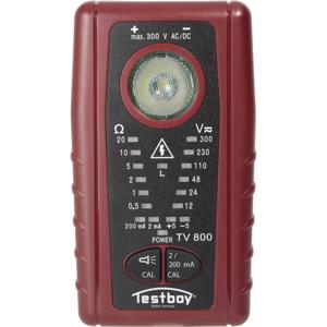 Testboy TV 800 Doorgangstester CAT III 300 V Akoestisch