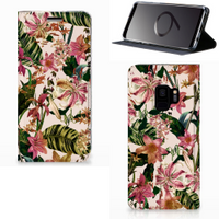 Samsung Galaxy S9 Smart Cover Flowers