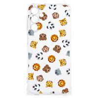 Doorzichtige Silicone Hoesje voor Samsung Galaxy A15 Dieren Emojis