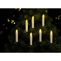 Sygonix SY-4531626 Kerstboomverlichting Buiten werkt op batterijen Aantal lampen 20 LED Warmwit